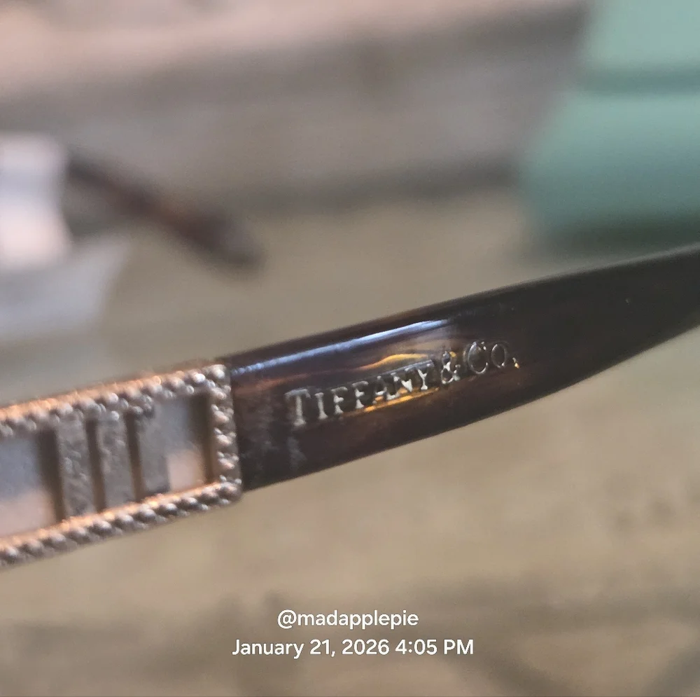 Tiffany & Co. TF2102 Roman Numeral Luxury Eyeglasses Frame Only Tortoise #164